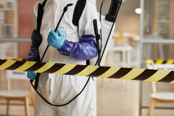 Professional Biohazard Cleanup technician working in Victoria, TX